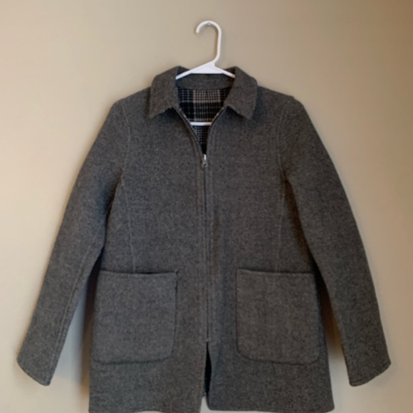 Elegant Plaid Women's Blazer - Black and Tan - Picture 11 of 11